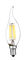 Μικρές λάμπες φωτός 35*120mm κεριών βιδών ινών υψηλής αποδοτικότητας E12S 4W