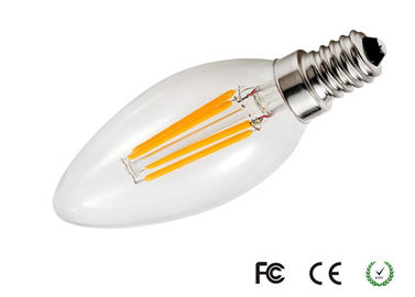 E14 βολβός κεριών ινών του Edison LED 4W για τη μακριά ζωή Workling ξενοδοχείων