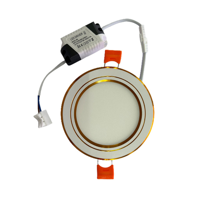 60hz οδηγημένο λεπτό Downlight με τα χρυσά σύνορα SMD2835 για το Βιετνάμ